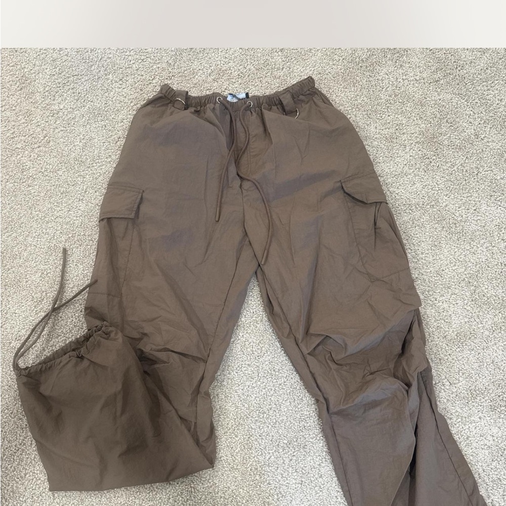 Fashion Nova Brown Cargo Pants